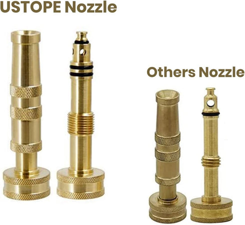 Garden Hose Nozzle, High Pressure Water Hose Nozzle Sprayer Head,fits 3/4” Garden Hose Thread,for Lawn & Garden,Washing Cars,Watering Garden,Clean...