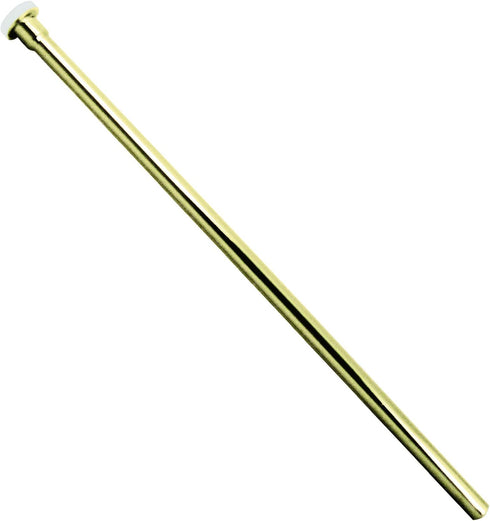 Westbrass D123-03 3/8" x 12" Brass Flat Head Toilet Riser Supply Line, Polished Brass...