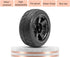 RC Station RC Drift Wheels and Tires Tyres 1/10 1/16 RC Wheels Preglued 4PCS 12mm Hex RC Wheels and Tires Tyres OD 2.58" with Foam Inserts for Tra...
