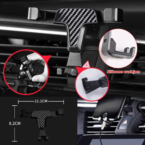 GTINTHEBOX Smartphone Cell Phone Holder Compatible with 2016 2017 2018 2019 Honda Civic(Left Hand Driving Room, 3.5-6.0 Inches Phone)...
