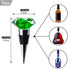 JETKONG 3 Pcs Wine Beverage Bottle Stoppers Reusable Diamond Plug Wine Corks Crystal Wine Stopper (Red Blue Green)...