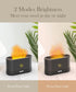 Flame Air Diffuser Humidifier,Upgraded Scent Diffuser for Essential Oils,Ultrasonic Aromatherapy,Fire Mist Humidi with 2 Brightness,Auto-off Funct...