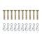 20 PCS Shear Pins,Cotters Pins for Snowblower,Replace 738-04124A 714-04040 Cotter Pins Fit for MTD Snowblower,fits MTD Craftsman Cub Cadet Troy Bi...