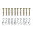 20 PCS Shear Pins,Cotters Pins for Snowblower,Replace 738-04124A 714-04040 Cotter Pins Fit for MTD Snowblower,fits MTD Craftsman Cub Cadet Troy Bi...