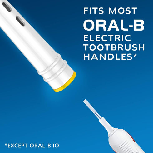 Replacement Brush Heads Compatible with Oral B Braun Electric Toothbrushes, 4PCS, Small Round Head Replace for Daily Clean, for Pro and Smart Seri...