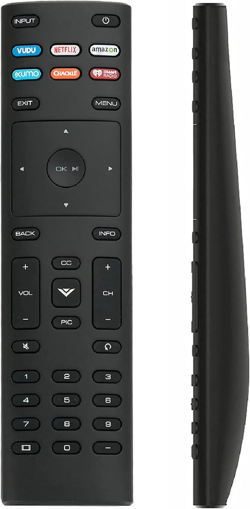 AULCMEET Replacement Remote Control Compatible with VIZIO TV XRT136 D32h-F4 D43fx-F4 D65x-G4 PQ65-F1 D55x-G1 D32h-F0 D43-F1 D50-F1 D55-F2 D60-F3 D...