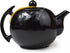 Porcelain Teapot, 10oz Small Tea Pot Xishi Chinese Gongfu Tea Set Ceramic Kettle Black (Teapot)...