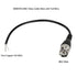 MEIRIYFA BNC Pigtail Cable Bare Wire, BNC Male Coaxial Connector Extension Plug with Open End Wire for CCTV Camera Terminal Adpater (5pcs BNC Male...