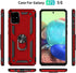 Samsung A71 5G Case, A71 5G Phone Case with Screen Protector, Military Grade Protective Cases with Ring for Samsung Galaxy A71 5G (Red)...