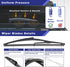 Rear Windshield Wiper Arm Blade Assembly Kit Compatible with 2014-2020 Nissan Rogue, 2017-2020 Nissan Rogue Sport, 2013-2020 Nissan Pathfinder Rea...
