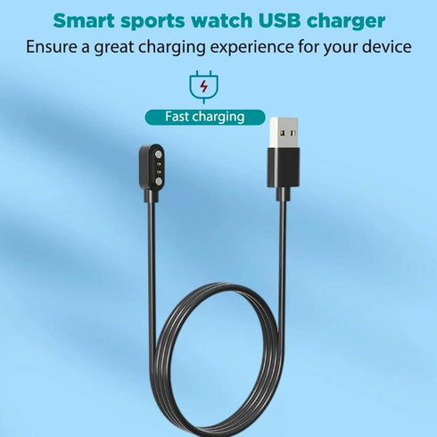 Smart Band Charging Cable Fast Charging PVC ABS Magnetic Charger for Xiaomi Haylou RS4...
