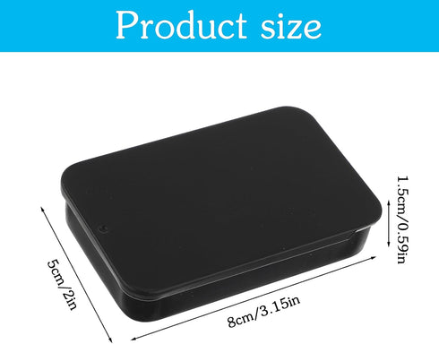 2 Pcs Portable Dental Floss Case Sliding Dental Pick Dispenser Box Metal Compact Glide Flosser Organizer Refillable Floss Holder for Oral Care Tra...