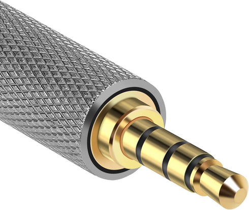 Geekria 3.5mm Balanced Male to 2.5mm Female Audio Adapter, Aluminum Alloy Adapter for Player and Amplifier, Gold-Plated Pins, Compatible with Audi...