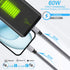 USB C Charger Cable, New Nylon Braided USB C to USB C Cable 3PACK 6FT Type C PD 60W Fast Charging for iPhone 15/15 Pro/15 Plus/15 Pro Max/iPad Pro...