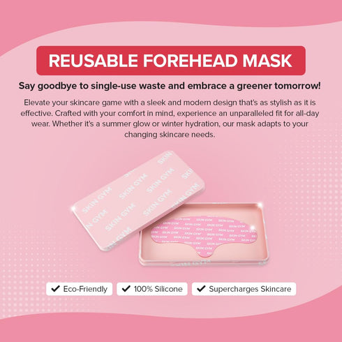 SKIN GYM Silicone Forehead Wrinkle Patches Reusable - Disposable Forehead Wrinkles Treatment to Smooth & Help Skincare Products | Eco Friendly, An...