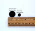 11/32 Inch (9mm) Very Small Button Tiny Size Sewing Flatback Resin Buttons Color Black Pack of 500 Pcs...