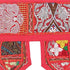 Eyes of India Window Door Valance Toran Patchwork Wall Hanging Bohemian Accent Indian Boho Chic Decorative Handmade Bedroom Living Room (Red, 14" ...