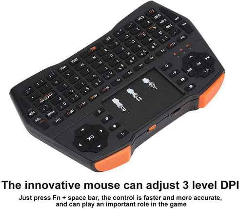 ASHATA Mini Wireless Keyboard for Viboton I8 Plus,2.4GHz Mini Wireless Keyboard Multi-Function Keyboard for Andriod TV Box/Google TV Box/XBOX360...