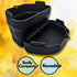 SimplyRye Silicone Slow Cooker Liners fits 6QT Crockpot, Reusable/Leakproof, Slow Cooker Divider Insert Liners, Dishwasher Safe (2 in 1 Black fits...