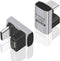 Duttek 240W USB C 180 Degree Adapter, 180 USB C Adapter Extender Adapte, U Shape Type C Male to Female 40Gbps Connector for Thunderbolt, Switch, L...