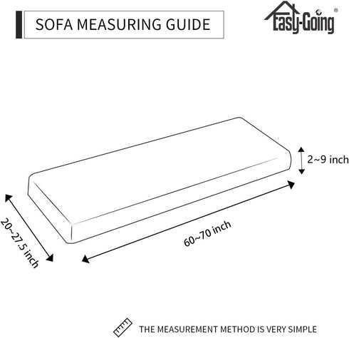 Easy-Going Stretch Cushion Cover Sofa Cushion Furniture Protector Sofa Seat Sofa slipcover Sofa Cover Soft Flexibility with Elastic Bottom(Sofa Cu...