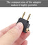 2-Pack Airline Airplane Flight Adapters for Headphones,Gold Plated Dual 3.5mm Male to 3.5mm Female,3.5mm Stereo Aux Jack Headphone Adapter for Aud...