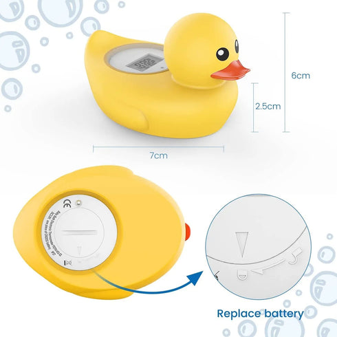 Baby Bath Thermometer Famidoc FDTH-V0-22 Water Temperature Test Floating on water and Room digital bath tub Thermometers Duck bath thermometer bab...