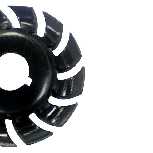 Wood Shaping Disc Wood Carving Disc,Manganese Steel 12 Teeth Wood Shaping Disc Saw Blade, Wood Disc Cutting for 100115125 Angle Grinder Woodworkin...