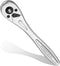 DURATECH 1/4 Ratchet Handle, 90-Tooth Socket Wrench, Reversible Ratchet Wrench, Quick-release...