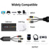 Digital Coaxial Optical to Analog 3.5mm AUX Audio Cable,192Khz Digital to Anlog Audio Optical to RCA Adapter for TV/PS4/Xbox/DVD/Optical Port to S...
