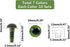PH PandaHall 70pcs Plastic Safety Eyes 10mm Craft Eyes Amigurumi Cat Eyes with 70pcs Washers for Puppet, Plush Animal, Stuffed Animals, Teddy Pupp...