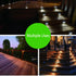 Solar Lights Outdoor, Waterproof Solar Powered Deck Step Lights for Patio Garden Backyard Garage Driveway Pathway Outside Wall Lighting (Warm Whit...