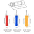 150 Pcs Electrical Butt Connectors Kit, Butt Splice Crimp Wire Connectors, Assorted Insulated Electrical Straight Wire Terminal Connectors, Automo...