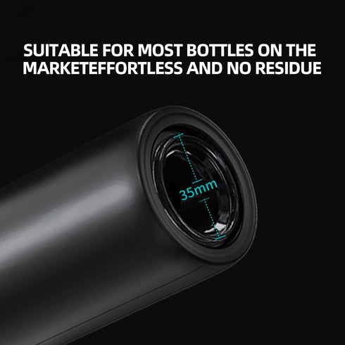 Wine Opener Wine Bottle Opener Electric Wine Bottle Openers?Battery Operated Automatic Wine Corkscrew for Wine Lovers Gift Women Men (Black)...