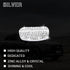 1797 for Volkswagen VW Accessories Jetta Passat Tiguan e-Golf Golf Atlas Arteon Bling Steering Wheel U Shape Cover Trim Parts Sticker Silver Cryst...
