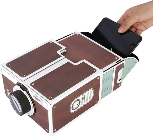 Second Generation Mini Diy, Portable Smart Mobile Phone A2Dc Cable Home Projector Cinema...