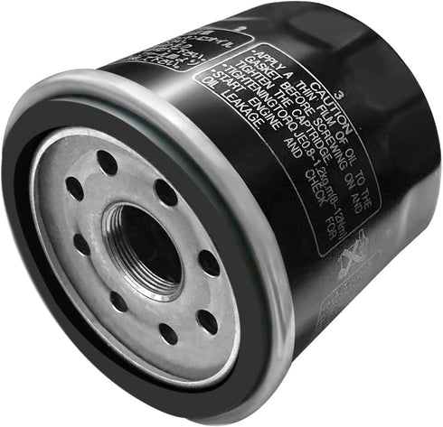 Motorcycle Oil Filter Fits for Honda, Kawasaki, Polaris, Yamaha Vehicles CBR600,YZF R6 600 5GH-13440-60,Kawasaki 16097-1068,Honda 15410MCJ000...