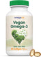 OmegaVia Vegan Omega 3 Supplement, 60 Softgels, Algae Omega 3 Fish Oil Alternative, 300mg Vegan DHA Omega-3 Fatty Acids, Plant Based, Planet and O...