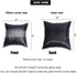 Eternal Beauty Sequin Pillow Covers, Glitter Decorative Pillowcase for Home Decor Throw Cushion Couch Sofa Bed Living Room, 18x18 inches, Black+Si...