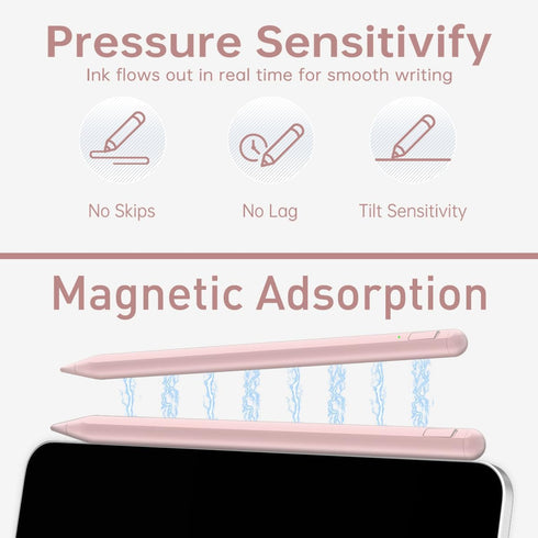 Uogic Stylus Pen for iPad 2018-2023 with Bluetooth, Active for Apple iPad 10th/9th/8th/7th/6th Generation, iPad Pro 11/12.9 inch, iPad Air 5th/4th...