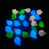 LBKKC 24 pcs Self Adhesive Thumb Hooks, Silicone Wall Decoration Hook with night light, Multifunctional Key Hook Home Office Thumbs Up Cord Holder...