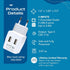 Ceptics European, Egypt Travel Adapter Plug with Dual USB - Type C - Europe - Usa Input - Light Weight - Perfect for Cell Phones, Chargers, Camera...