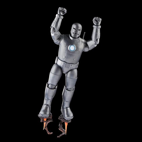 Marvel Legends Series Iron Man (Model 01) Avengers 60th Anniversary Collectible 6-Inch Action Figure, 6 Accessories...
