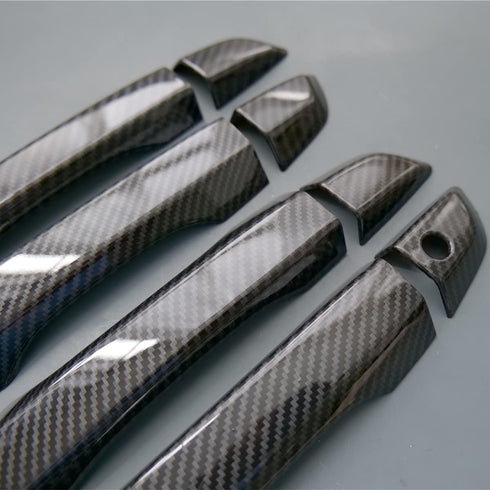 Door Handle Cover Trim for Honda Civic 2016 2017 2018 2019 2020(Carbon Fiber No Keyless Holes)...