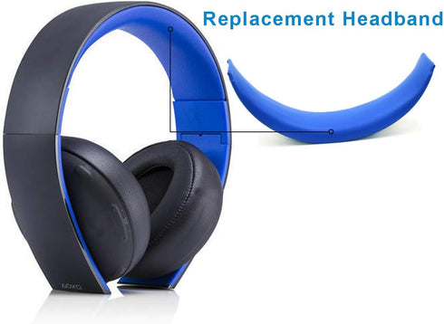Ps4 Gold Headband Cushion Replacement Compatible with Sony ps4 Gold Wireless headset PS3 PS4 7.1 Virtual Surround Sound CECHYA-0083 headphone (1 P...