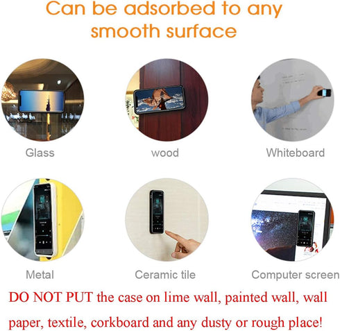 Anti Gravity iPhone 11 Pro Case, Sticky Selfie Suction Black Anti Gravity Phone Case for iPhone 11 Pro 5.8 inch Stick on Smooth Flat Surface Magic...