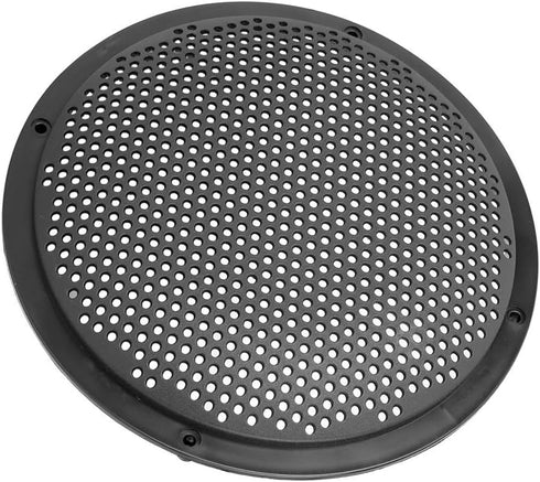 Unifizz 2pcs 8'' Plastic Audio Speaker Cover Mesh Subwoofer Grill Horn Guard Decorative Circle Grille Protector Black for Auto Car...