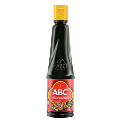 ABC Sweet Soy Sauce - 9.2 Fl Oz (2 Pack) – BBQ Marinade, Dip, Stir Fry - Vegan Black Dark Soy Glaze – Healthy and Authentic Indonesian Kecap Manis...