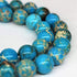4/6/8/10mm Blue Imperial Jasper Gemstone Loose Beads Round Beads 15.5" Per Strand...