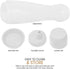 Pancake Batter Dispenser Pen, Easy Squeeze Bottle Baking Drip Proof Silicone Nozzle and Measurement Marker Plastic Condiment Bottles Pancakes, Waf...